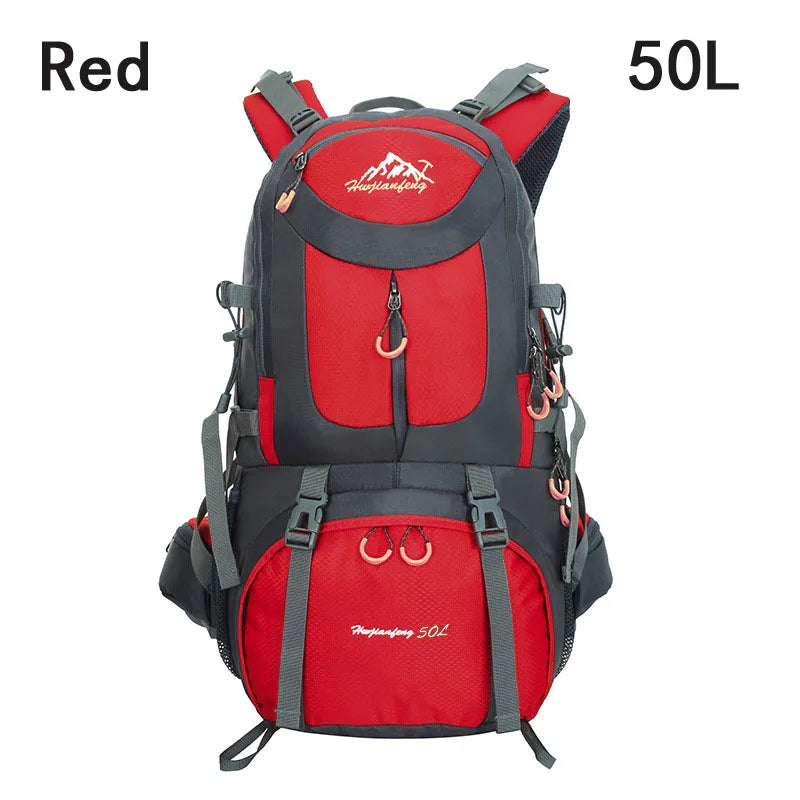 Outdoor Hiking Backpack 40L50L 60L Large Capacity Waterproof  Rucksack Men Women Camping Travel Riding Climbing Sports Bag