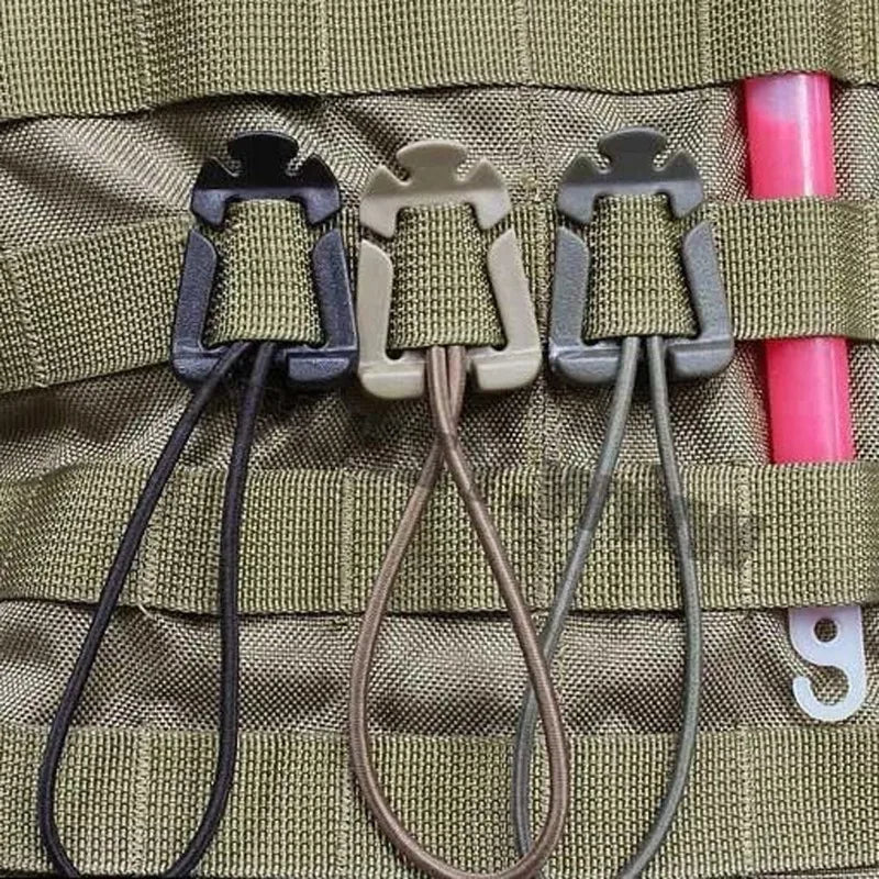Mousquetons à boucle pour sac à dos (Lot de 2) – Attaches multi-usages