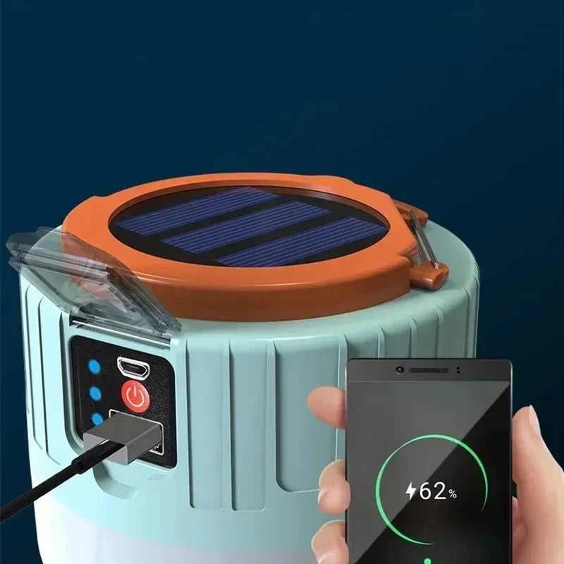 Lampe Solaire Étanche + Chargeur