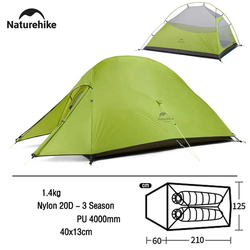 Tente trekking  ultralight 2 personnes