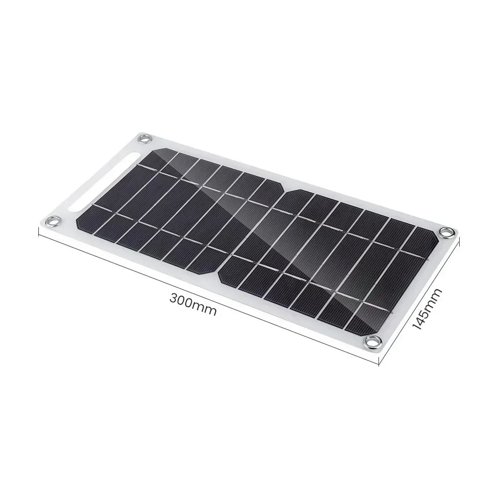 Chargeur Solaire Portable 35W – USB Étanche & Pliable