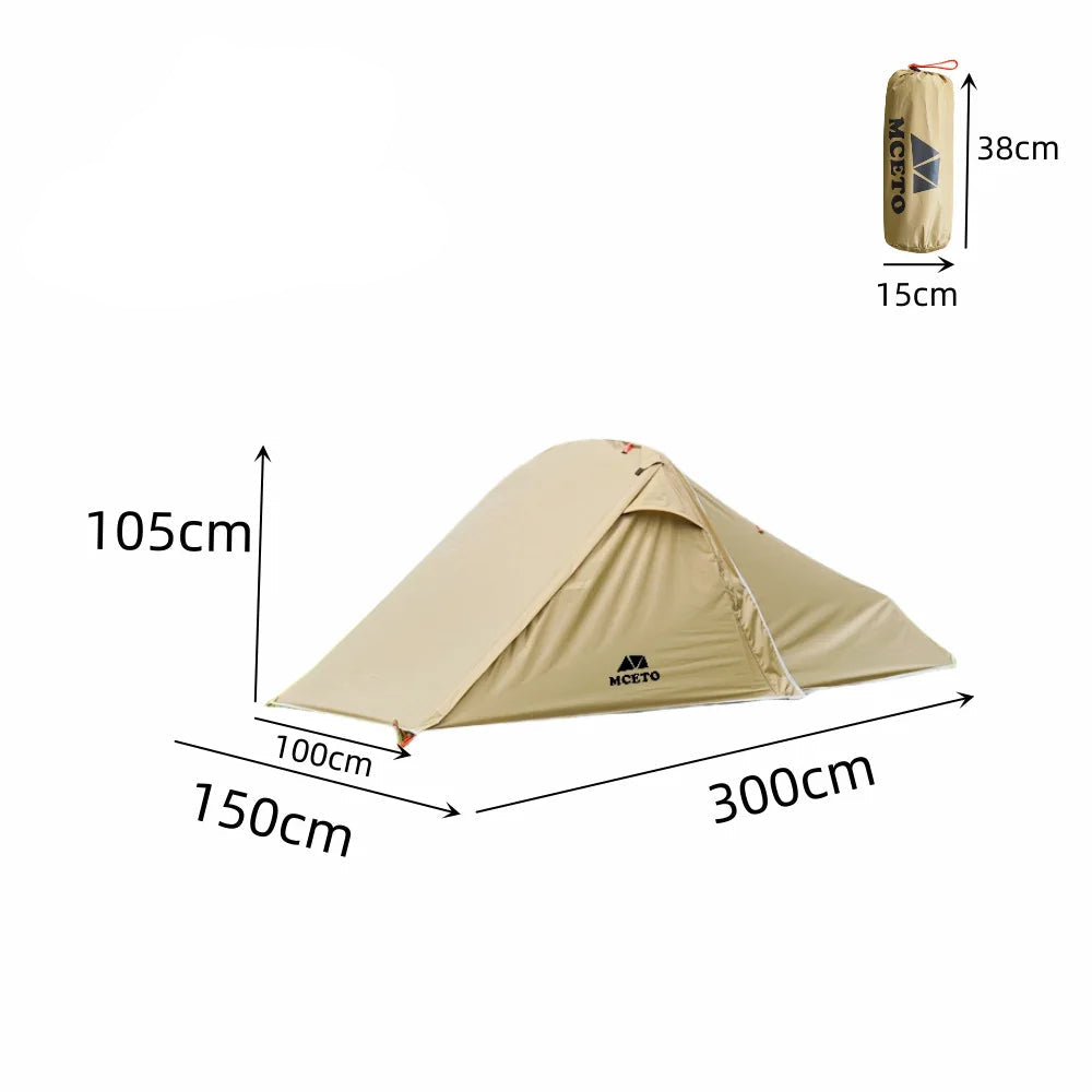 Tente de Trekking 2 Personnes Ultralight – Imperméable & Légère | Randonnée & Bivouac