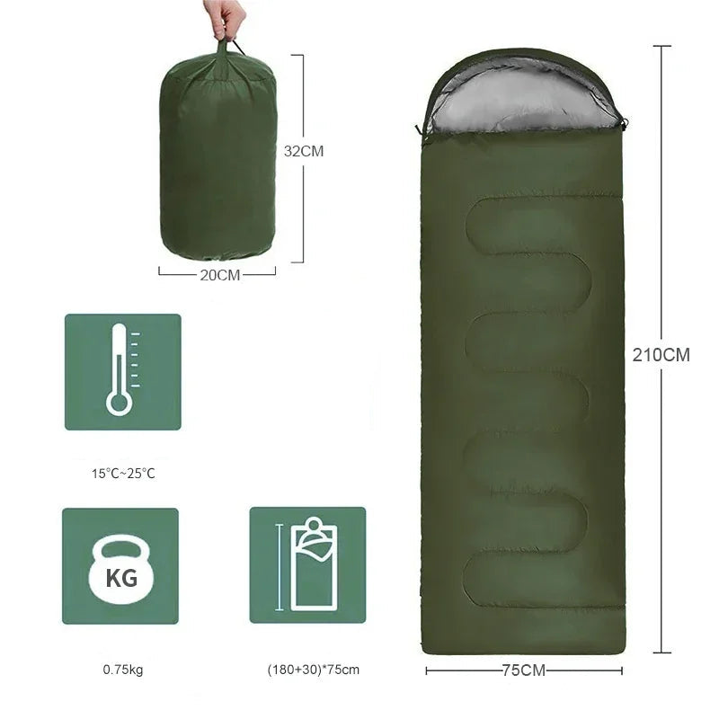 Sac de couchage de camping ultraléger 4 saisons