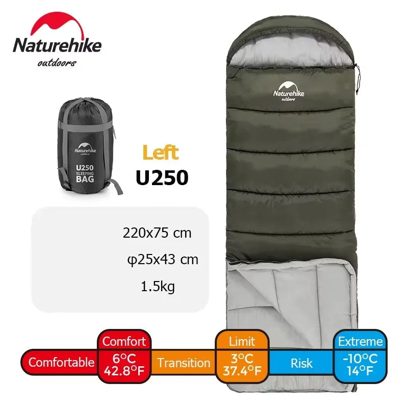 Sac de couchage de camping hiver ultralight
