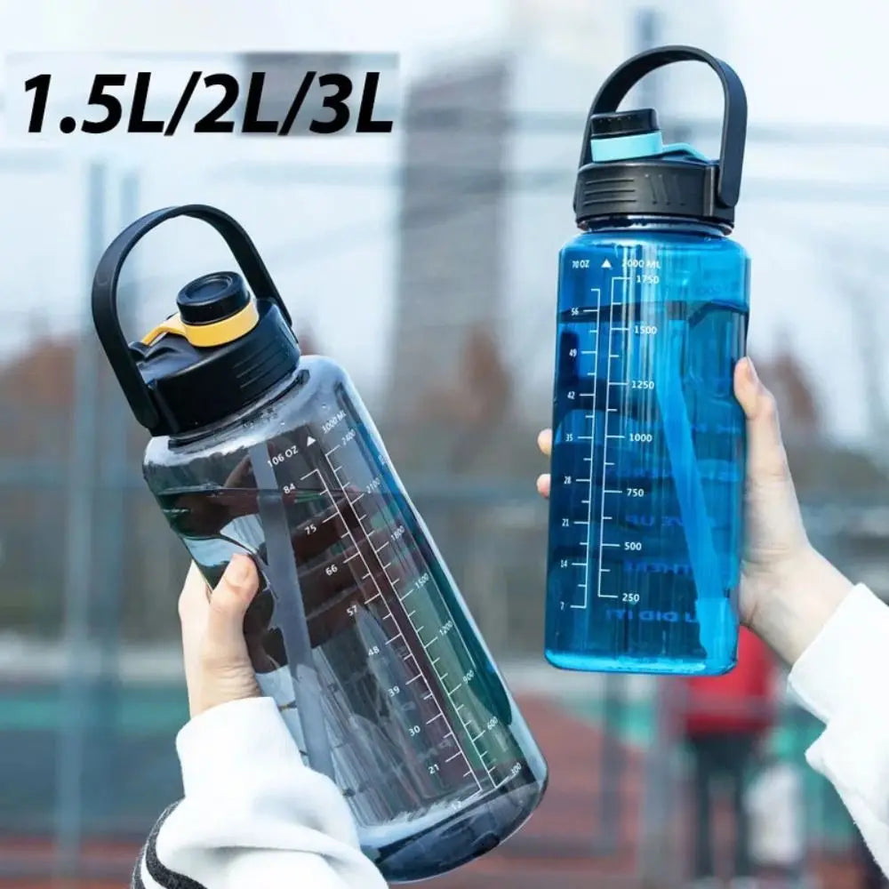 Gourde de Sport Ultralégère 1,5L / 2L / 3L avec graduations