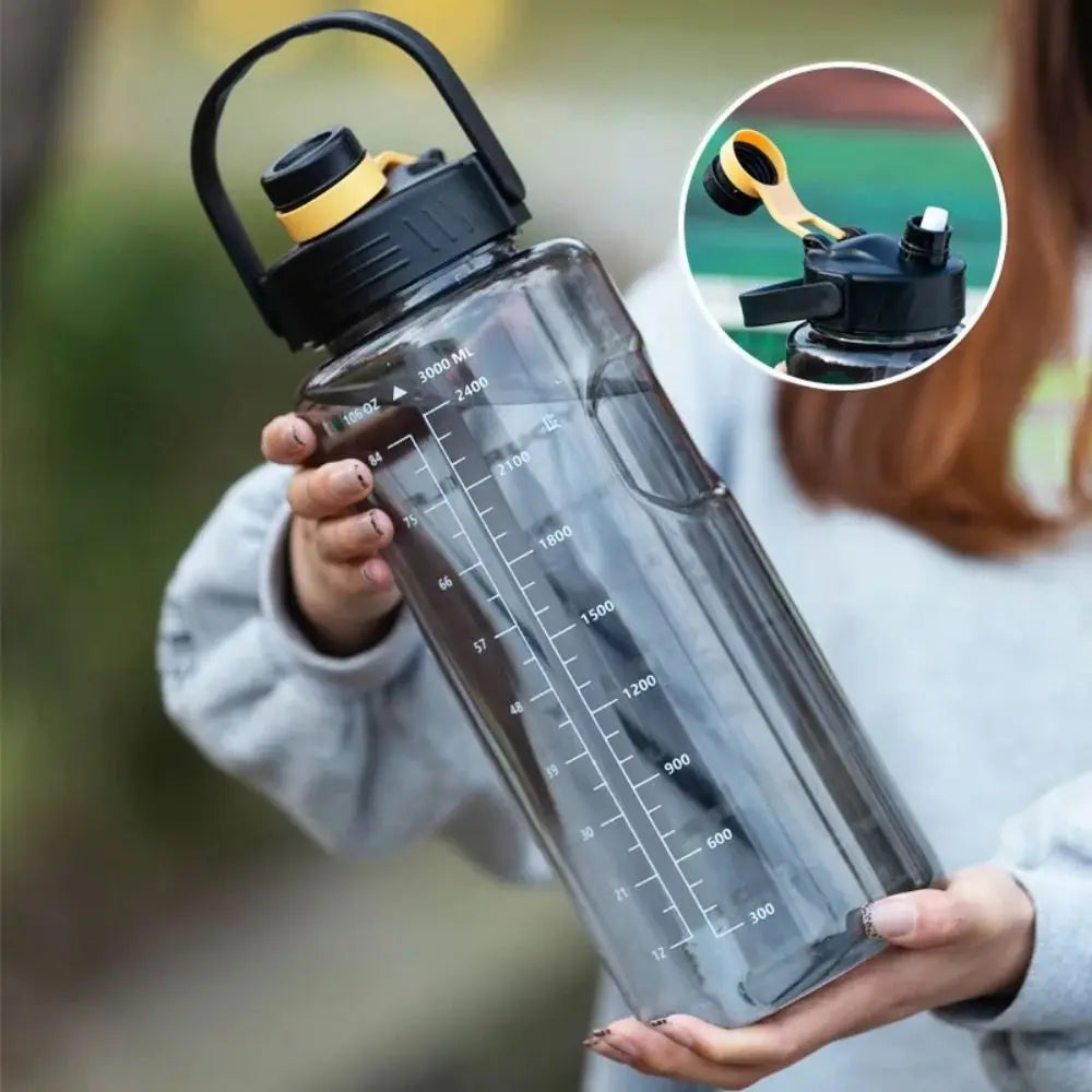 Gourde de Sport Ultralégère 1,5L / 2L / 3L avec graduations